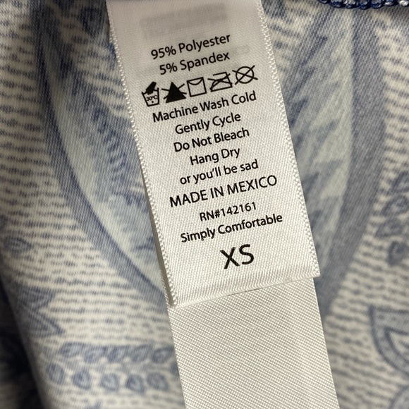 NWT XS Tunic top with elastic sleeve. LuLaRoe Morgan - Picture 4 of 6